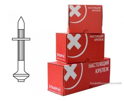 Дюбель-гвоздь для монт. пистолета 4.5х60 мм (1 кг в карт.уп.) STARFIX