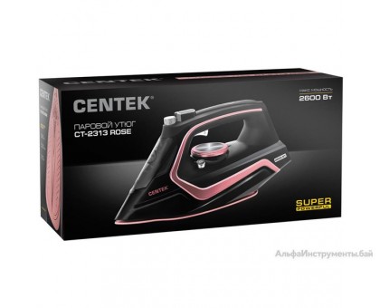 Утюг CENTEK CT-2313 (черный/розовый)