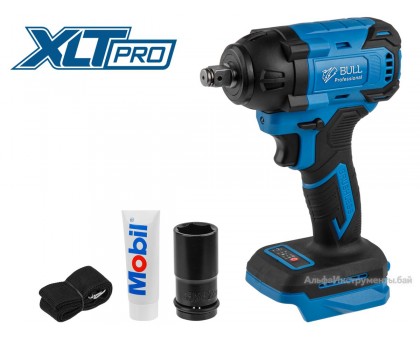 Аккум. ударный гайковерт BULL SC 1804 в кор. XLTpro SOLO БЕСЩЕТ., 18 В, 400 Н*м, 1/2"