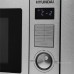 Встраиваемая микроволновая печь Hyundai HBW 2544 IX (серебристый)