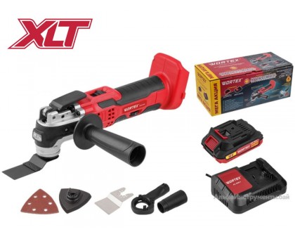 Аккум. многофункциональный инструмент (реноватор) WORTEX CSM 3020 в кор. ALL1 XLT + аксесс. SET