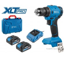 Аккум. дрель-шуруповерт BULL SR 1803 в чем. XLTpro БЕСЩЕТ., 2x2 А*ч, 18 В, 45 Н*м, БЗП 10 мм
