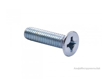 Винт М6х40 мм потай. головка, цинк, DIN 965 (3000 шт в коробе) STARFIX