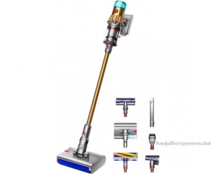 Вертикальный пылесос DYSON V12s Submarine Compete 448872-01 золотой + Red Line BS-01 16A