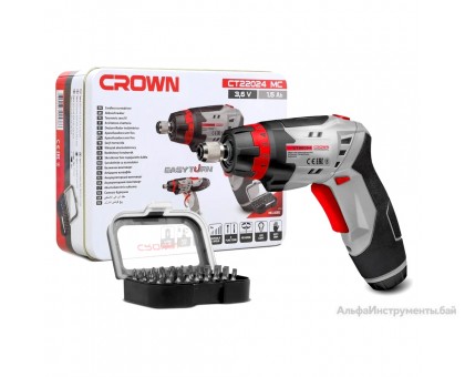 Шуруповерт аккумуляторный CROWN CT22024 MC