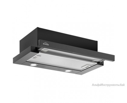 Вытяжка Elikor Интегра Glass 60П-400-В2Л 954865 (черный/черное стекло)