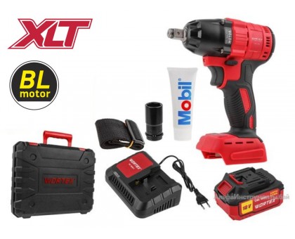Аккум. ударный гайковерт WORTEX CWR 0318 акб и зу в чем. ALL1 XLT SET 