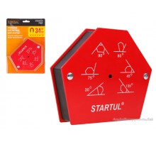 Угольник магнитный для сварки 34кг STARTUL PROFI (ST8520-34) (струбцина магнитная) (ST8520-34)