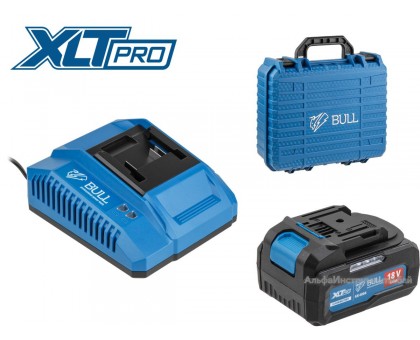 Набор аккумулятор 4 А*ч и зарядное устройство 1х4 А BULL XLTpro в чем. SET