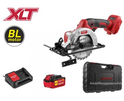 Аккум. циркулярная пила WORTEX CCS 1814 в чем. ALL1 XLT SET 