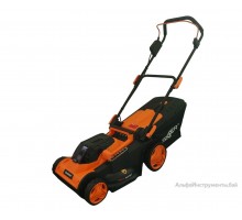Газонокосилка аккумуляторная SKIPER KW380 (38см, бесщёт.двиг, мульчирование, 2акк*21В*4А/ч)