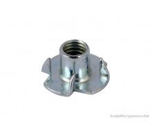 Гайка М8/11 врезная, цинк, DIN 1624 (2500 шт в коробе) STARFIX