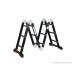 Лестница алюм. многофункц.4х5 ступ.(стрем.-283см,лестн.-580см) 15,5кг BLACK LINE STARTUL (ST9930-05)